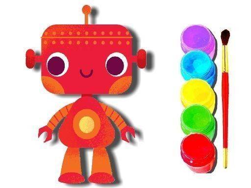 Young Artist Mechanical Friends Coloring