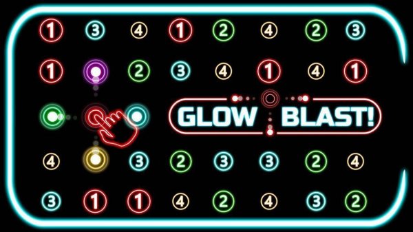Glow Burst Puzzle Game