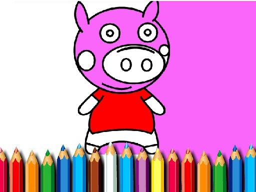 Pig Art Coloring Game