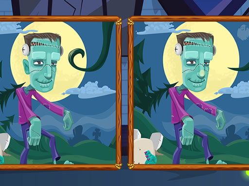 Halloween Spot the Differences Puzzle