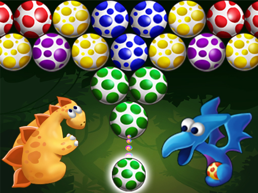 Dino Egg Bubble Puzzle