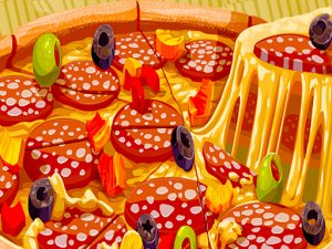 Pizza Chef Heart Baking Game
