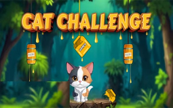 Cat Challenge: Honey Drop Puzzle Online Game