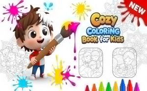 Cozy Coloring Book for Kids - Free Online Creative Game