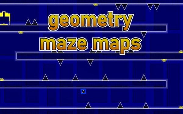 Geometry Maze Maps Online Puzzle Game