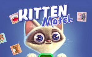 Kitten Match: Memory Card Game Online Puzzle