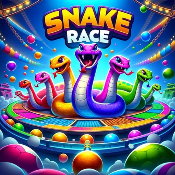 Colorful Snake Growth Race