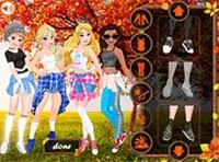 Princess Fall Flannels Dress Up